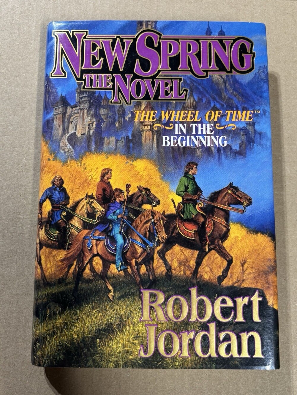 New Spring The Novel Robert Jordan 2004 BCE Hardcover Wheel of Time Prequel